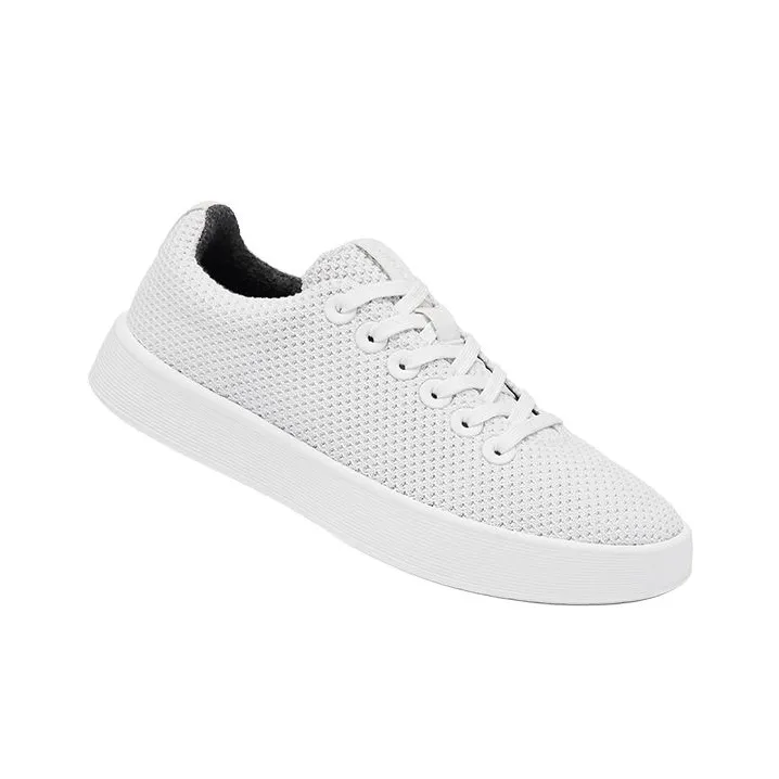Allbirds Abrasion Resistant Slip Resistant Low Top Casual Shoes Women's Polar White-1