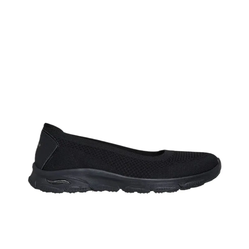 Skechers Arch Fit Low Top Casual Shoes Women's Black-1