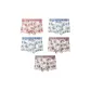 5 Pack[Orange Pink Tone+Blue White Tone+Blue White Tone+Red Beans Tone+Red Beans Tone]