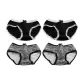 Black with White Edge *2+Zebra Print *2 (4 Pack)