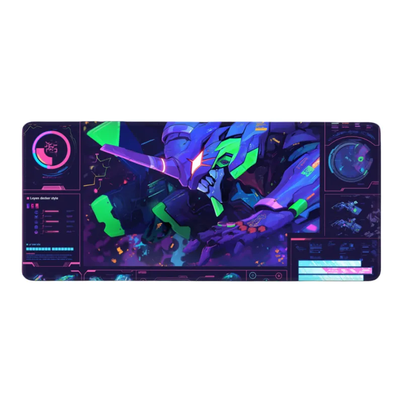DANYIN Extra Large Evangelion Table Mats EVA Esports Computer Keyboard Pad Men's Thickened Home Mouse Pad Mouse Pads-16