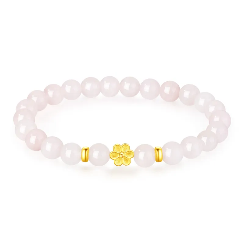 Lao Feng Xiang Natural Chalcedony Jade Bracelets Women's-0