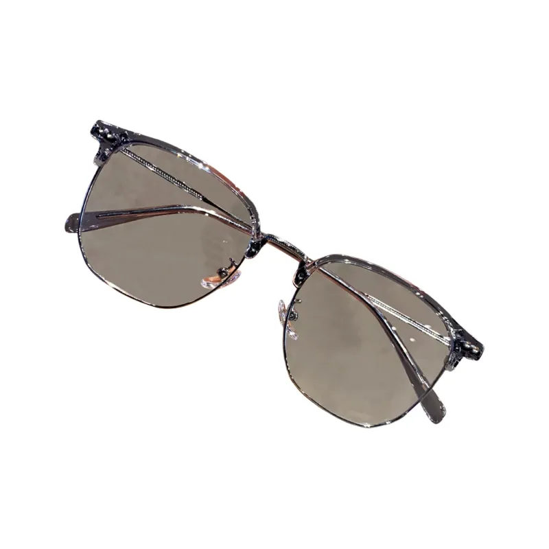 Cranta Komeia TR/Memory Plastic Metal Oval Sunglasses Women's-4
