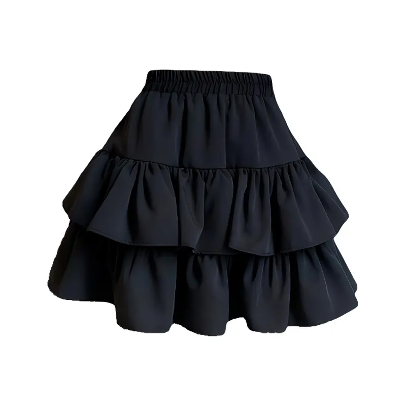 Gentle Welcome Casual Short Skirts Women's-0