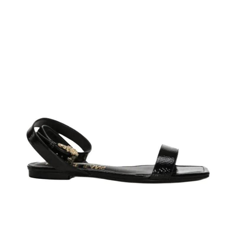 VERSACE JEANS COUTURE One Strap Sandals Women's Black-1