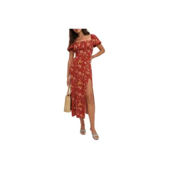 REFORMATION Haisley Dress Short Sleeved Dress Women's