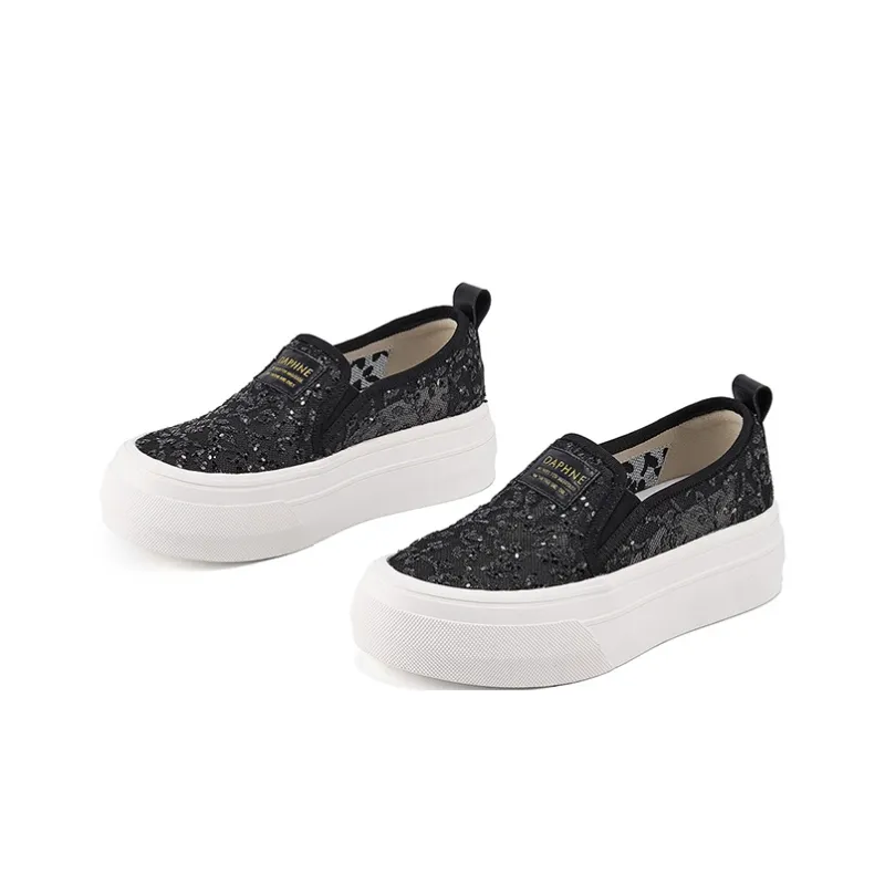 DAPHNE Anti Slip Wear Resistant Low Top Skateboard Shoes Women's-12