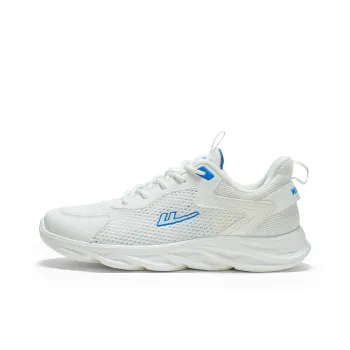 Warrior Slip Resistant, Abrasion Resistant, Breathable Low Top Casual Training Running Shoes Men's White Blue