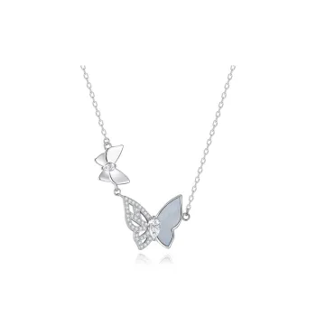 ALI THE FOX S925 Silver Necklaces Women's