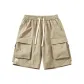 Khaki (M45 Ink Gray Smiley Face Pants Logo)