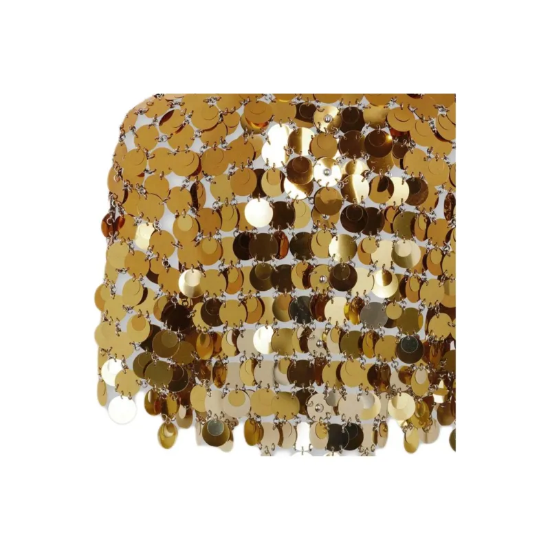 Paco Rabanne Crop Top Women's Gold-5