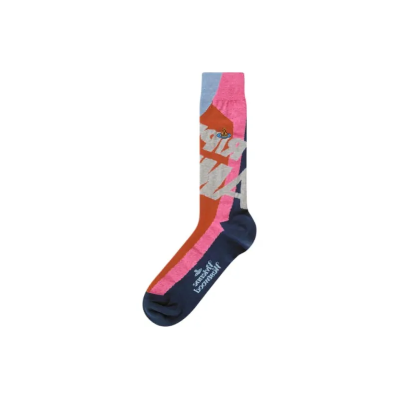 Vivienne Westwood Mid Calf Socks Unisex 1 Pack Multicolor-1