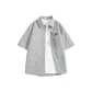 [Ice Silk Sun Protection Shirt]Space Gray (Hb Lightweight Letter Chest Logo)