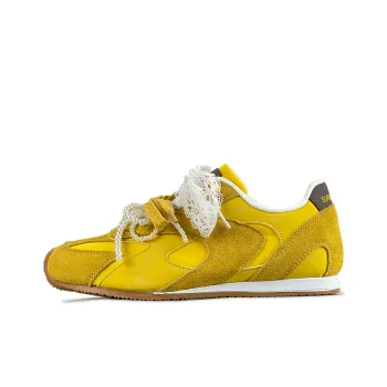 LuzaoT SUPER DRAG Low Top Casual Shoes Women's Yellow