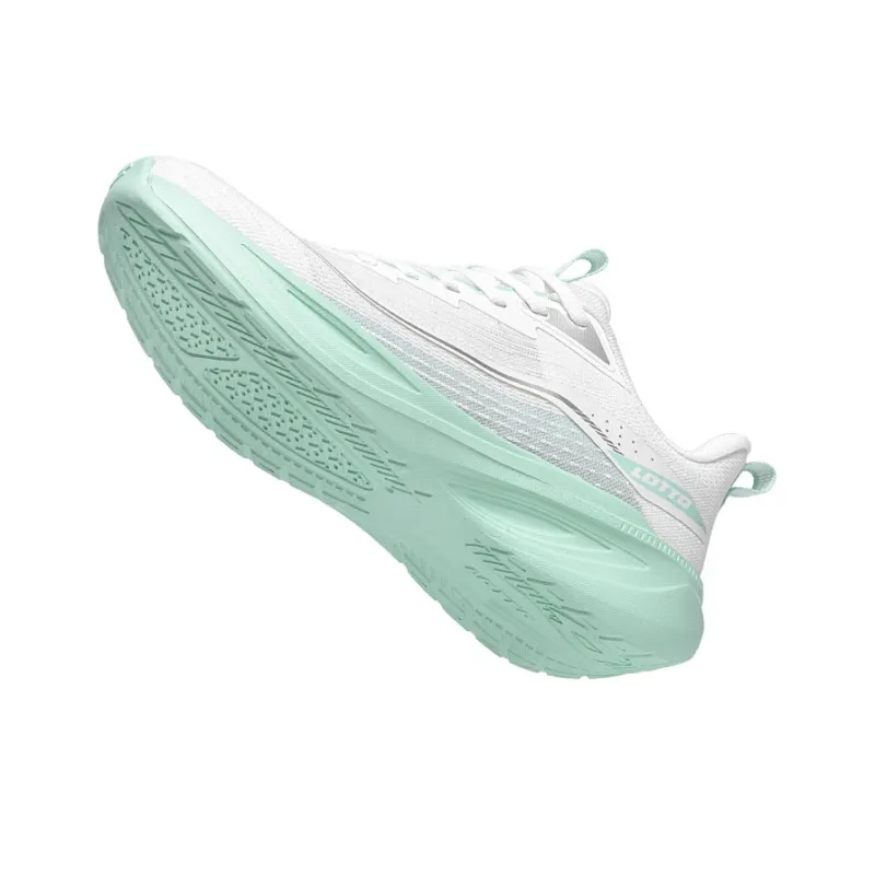 LOTTO Running Shoes Men Low Top White/Green-4