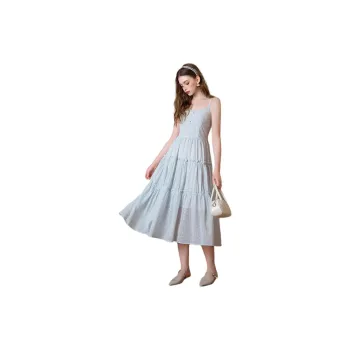 BANANA BABY Slip Dresses Women's Blue