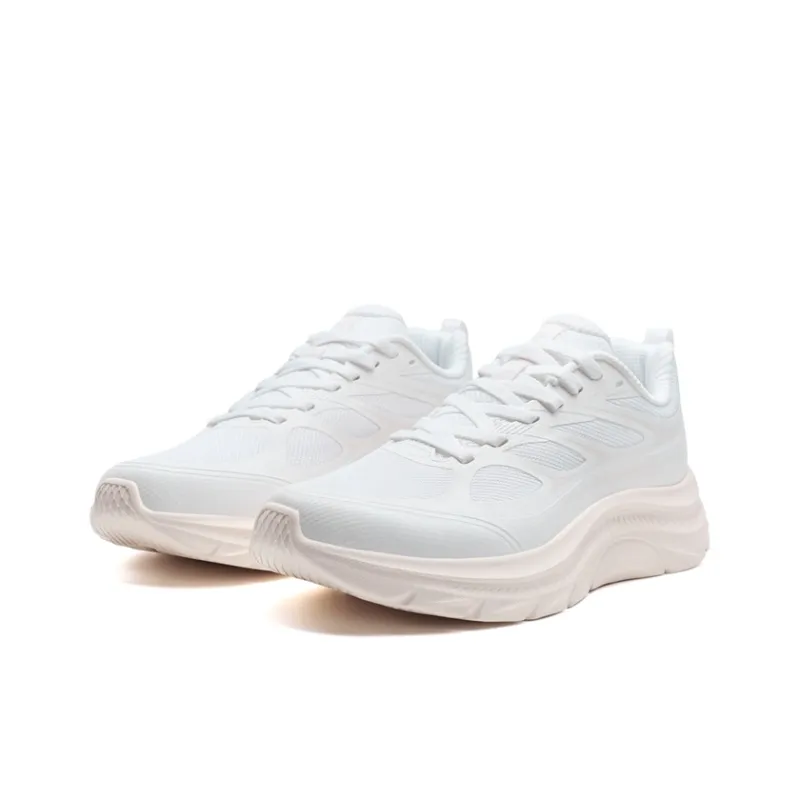 XTEP Cushioning, Slip Resistant, Rebound Low Top Sprint Casual Running Shoes Women's White Pink-2