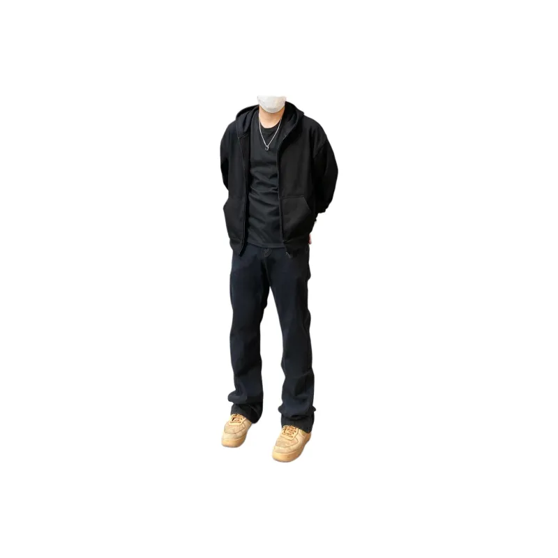 DUATOGE Jeans Men Carbon Black -1