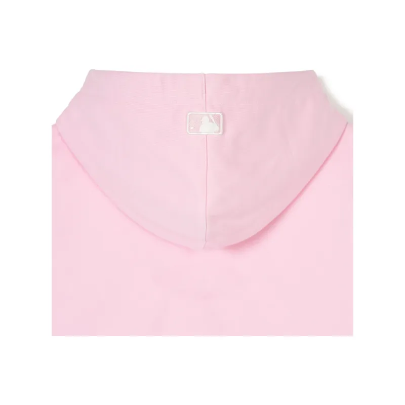 MLB Cleveland Guardians Cropped Coats Women's Pink-3