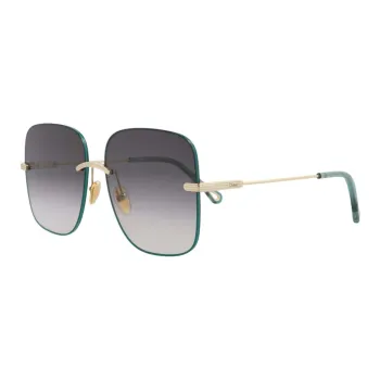 Chloe Square Sunglasses Women's Green