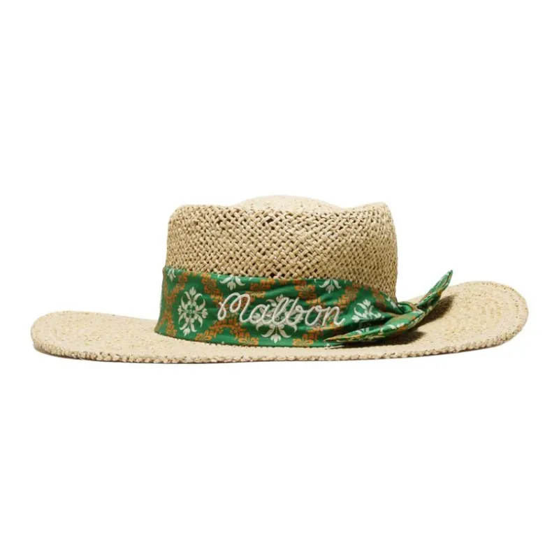 Malbon Golf Paper Hats & Caps Unisex Beige-0