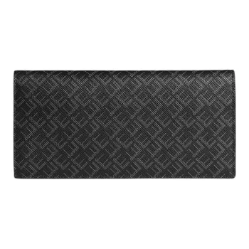 Dunhill Coated Canvas Wallet Men's Black Gray