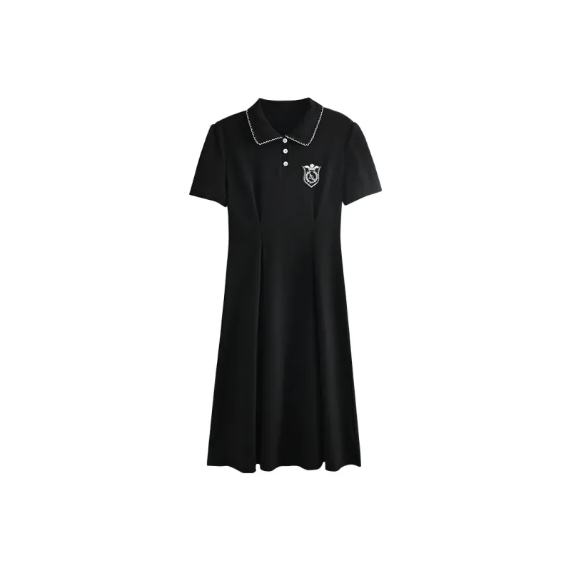 She Enjoys Short Sleeved Dress Women's-6