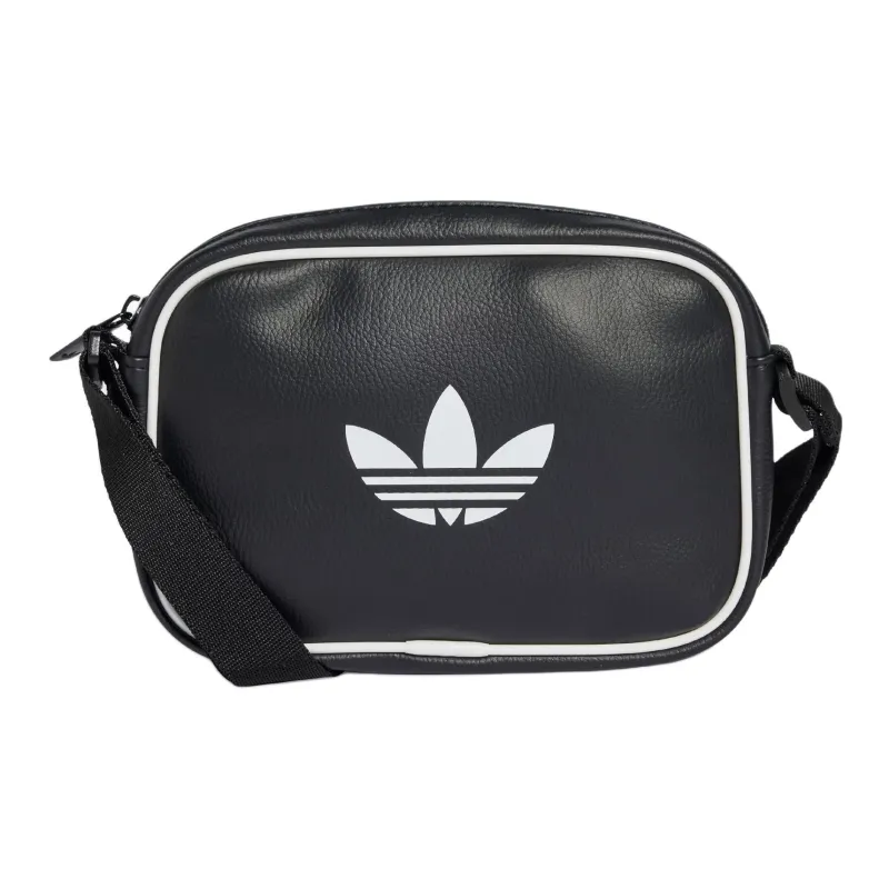Adidas Originals Polyurethane Shoulder Bag, Crossbody Bag Unisex Black-0