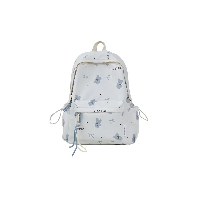 Meow In The Grass Nylon Backpack Regular Women's Multicolor-6