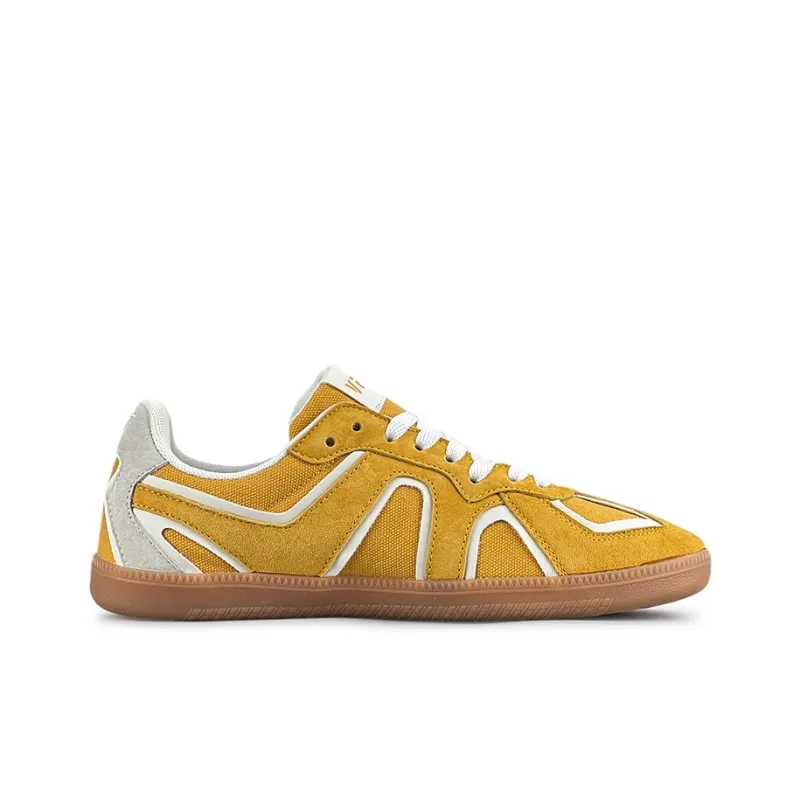 VFDF Lightweight, Slip Resistant, And Breathable Low Top Skateboard Shoes Unisex Ginger Yellow-1