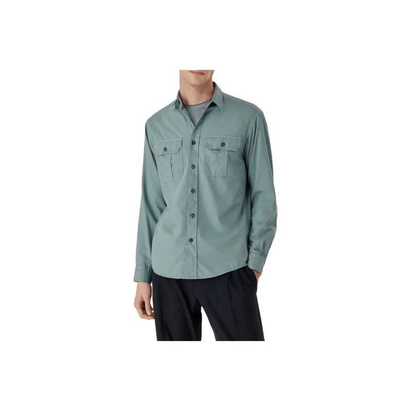 Canali Twill Shirt-0