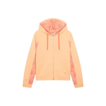 PUMA Chamarra Con Capucha Y Cremallera Completa Para Mujer Essentials Graphic