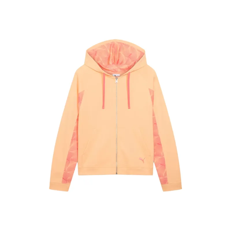 PUMA Chamarra Con Capucha Y Cremallera Completa Para Mujer Essentials Graphic-0