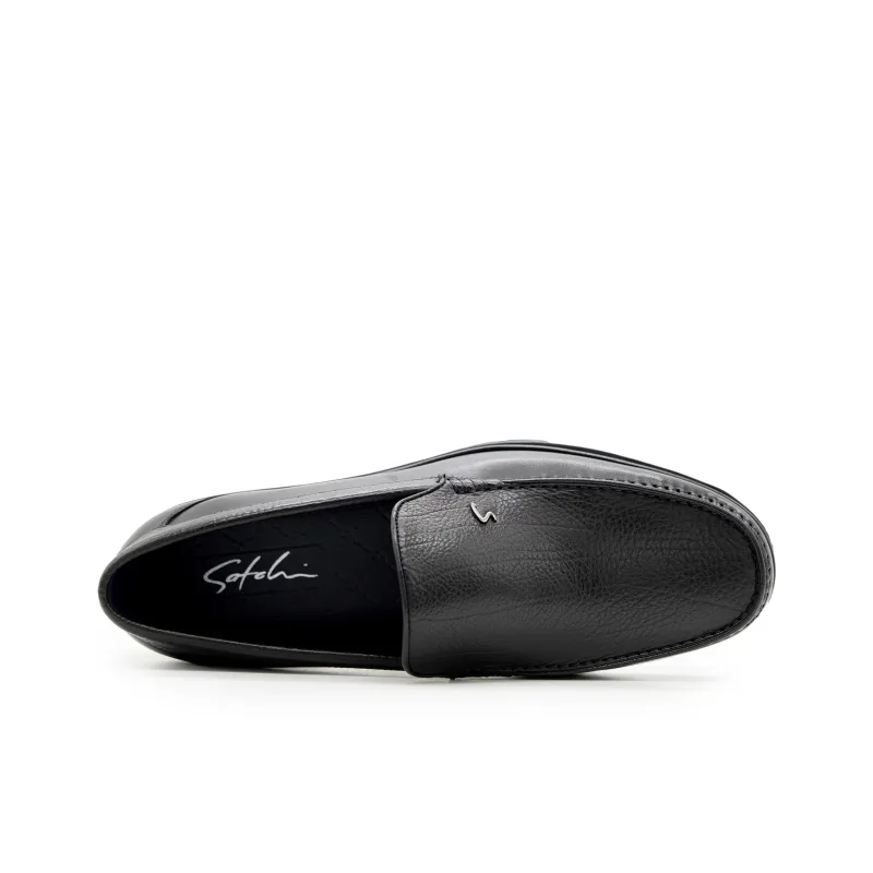 Satchi Business Slip on, Dress Shoes Men's Black-4