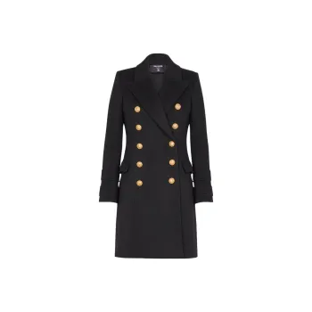 BALMAIN Coats Women's Black
