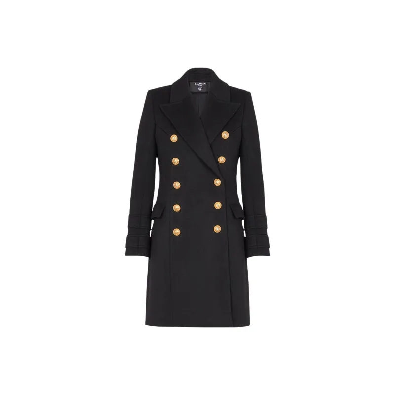 BALMAIN Coats Women's Black-0