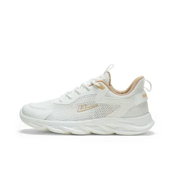 Warrior Slip Resistant, Abrasion Resistant, Breathable Low Top Casual Running Shoes Men's White Khaki