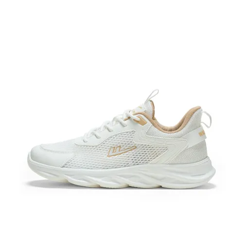 Warrior Slip Resistant, Abrasion Resistant, Breathable Low Top Casual Running Shoes Men's White Khaki