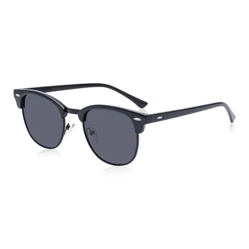 CLROTTE Plate Frame Browline Sunglasses Unisex