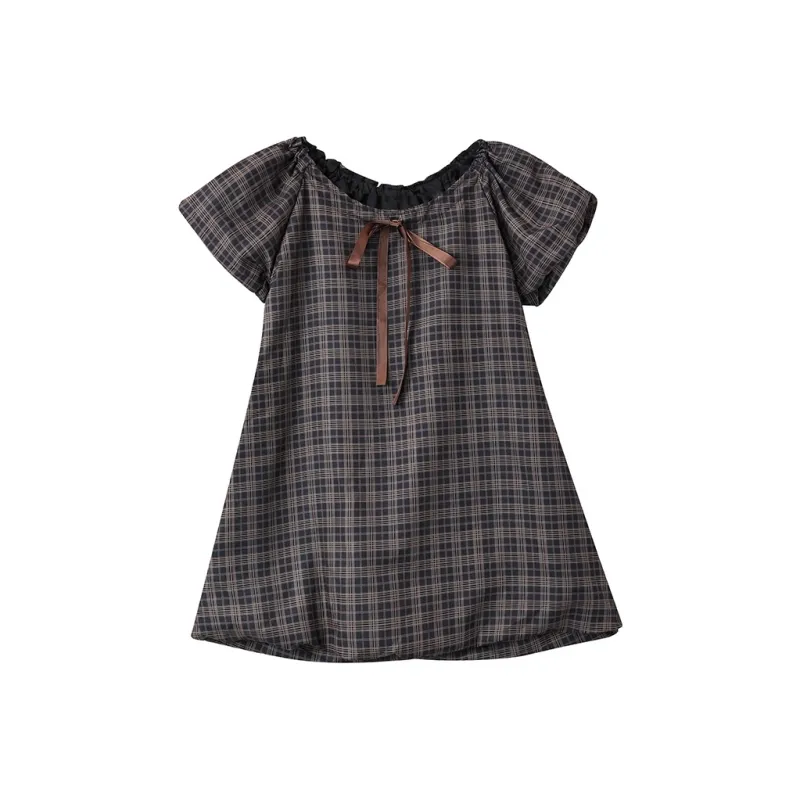 GUOZHEN Short Sleeved Dress Women's-0