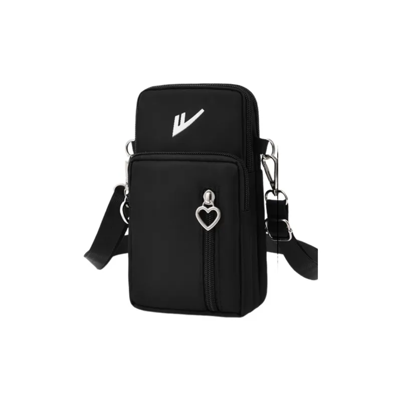 Warrior Nylon Cell Phone Pouch Regular Unisex Black-0