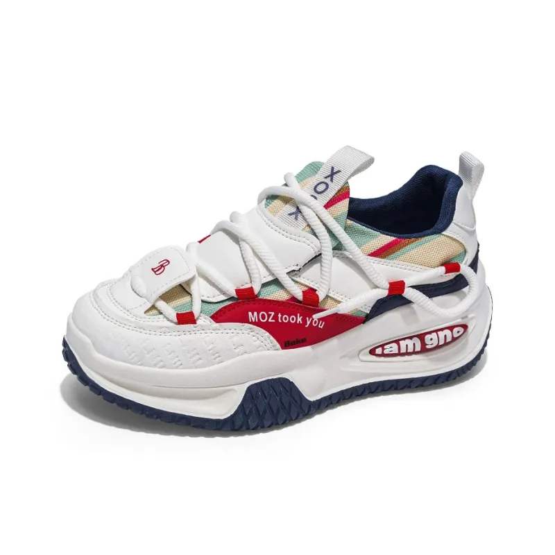 BAKE Anti Slip Wear Resistant Low Top Chunky Sneakers Men's-1