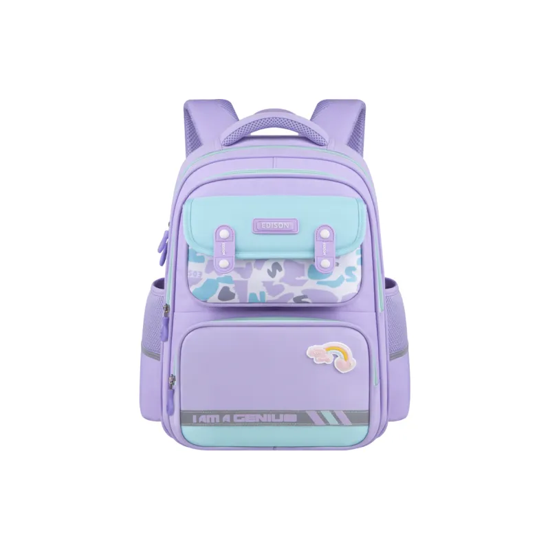 EDISON Oxford Student Bag Regular Kids' Blue Green/Blue Red/Blue Yellow/Blue Pink/Cyan Purple-16