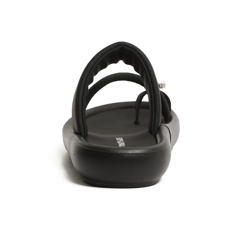 NUNZ Rubber Sole Odor Resistant Slide Slippers Women's-15