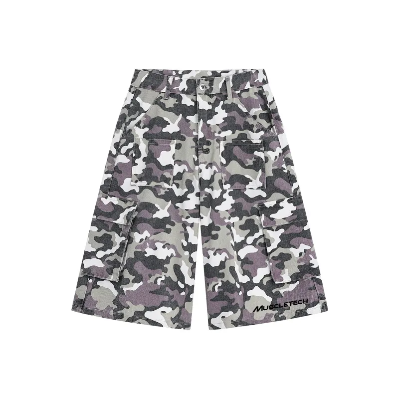 MUSCLETECH Cargo Shorts Unisex Camouflage-0