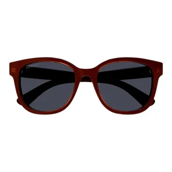 GUCCI Recycled Acetate Round Sunglasses Men's Red
