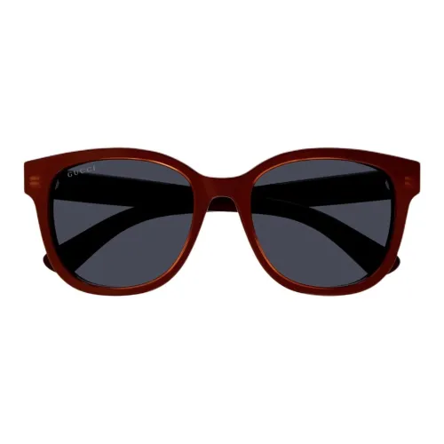 GUCCI Recycled Acetate Round Sunglasses Men's Red