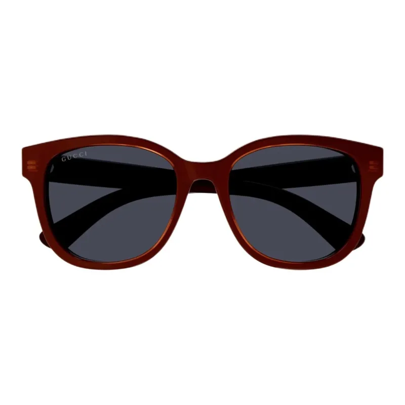 GUCCI Recycled Acetate Round Sunglasses Men's Red-0