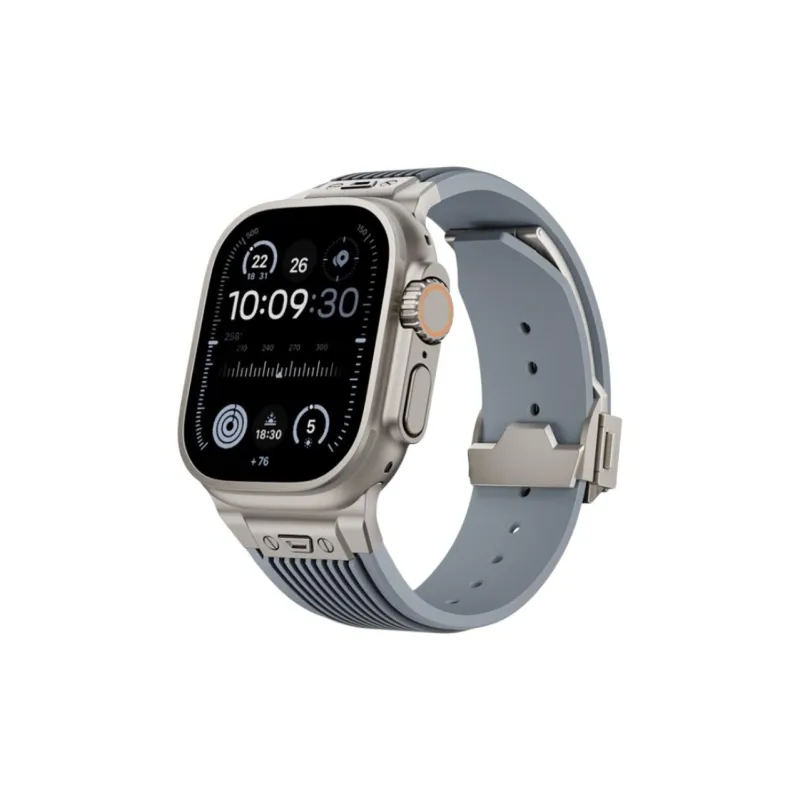 KVZUVUU Apple Compatibility Watch Band 215mm Silicone Material-4