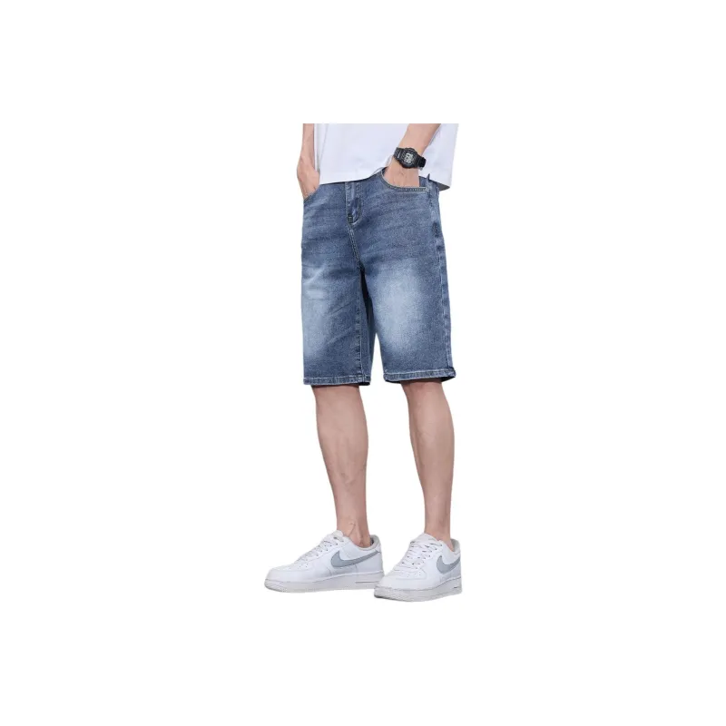 Tonlion Denim Shorts Unisex Dark Blue-0